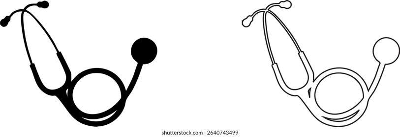 Medical stethoscope icon medical icon clinical doctor