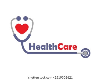 Medical stethoscope icon in flat style. Doctor instrument vector illustration on isolated background. Medicine and healthcare sign business concept.