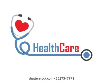 Medical stethoscope icon in flat style. Doctor instrument vector illustration on isolated background. Medicine and healthcare sign business concept.