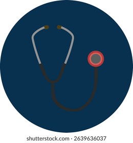 Medical stethoscope icon healthcare symbol doctor patient clinic