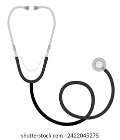 medical stethoscope stock vector illustration isolated on white background