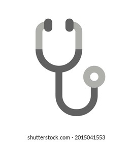 Medical stethoscope vector icon illustration