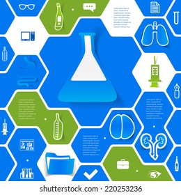 Medical sticker infographic
