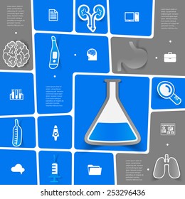 Medical sticker infographic