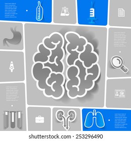 Medical sticker infographic
