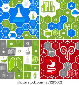 Medical sticker infographic