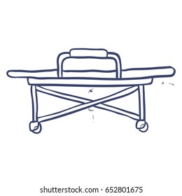 Medical stretcher draw