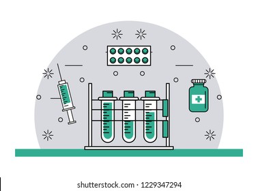 medical stuff and elements