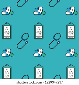 medical stuff and elements background