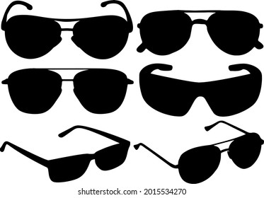 Medical and sun protection glasses in a set. 