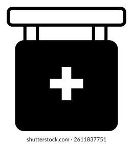 Medical Supplies Icon isolated on white background