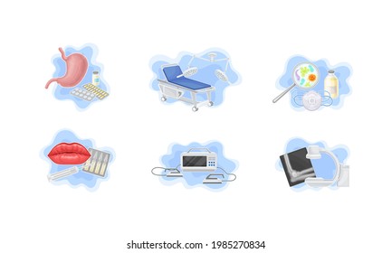 Equipo de composición de vectores de suministros médicos y órganos internos