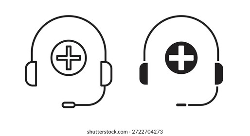 Medical support icon isolated vector Illustration. Vector pictogram for web and app