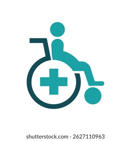 Medical Support Wheelchair Accessibility Logo