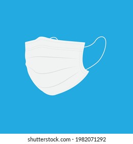 Medical or Surgical Face Mask. Virus protection. Respirator Mask 