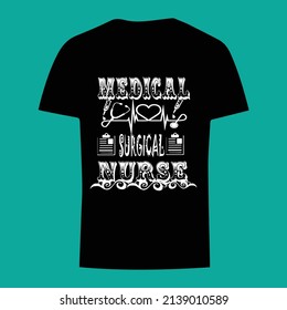 medical surgical nurse t shirt design