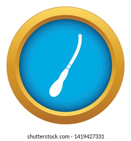 Medical surgical suction icon blue vector isolated on white background for any design