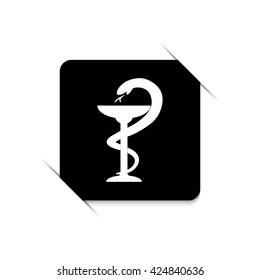 medical symbol  - black vector icon