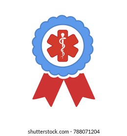 Medical Symbol - Caduceus Icon - Health Sign