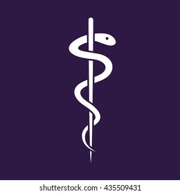 Medical symbol of the Emergency - Star of Life . Vector illustration