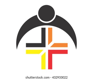 medical symbol icon medicare pharmacy clinic health image vector icon