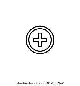 Medical symbol icon vector for web, computer and mobile app