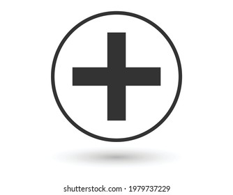 Medical symbol icon vector for web, computer and mobile app