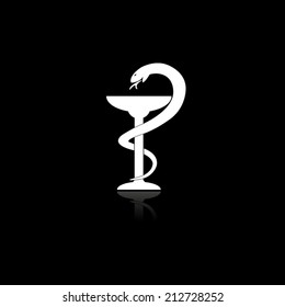 medical symbol picture with shadow