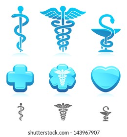 Medical symbol set  Vector