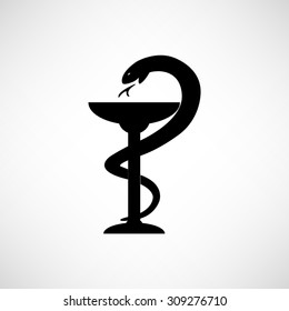 medical symbol with shadow 