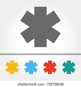 Medical Symbol Single Icon Vector Illustration