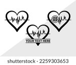 Medical Symbol SVG Monogram Vector Illustration Silhouette