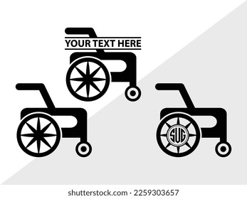 Medical Symbol SVG Monogram Vector Illustration Silhouette