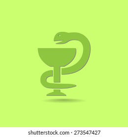 Medical symbol vector icon 