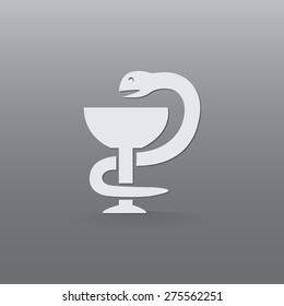 Medical symbol vector icon 