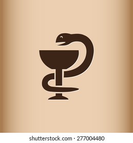Medical symbol vector icon 