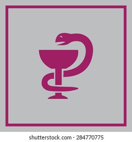 Medical symbol vector icon 