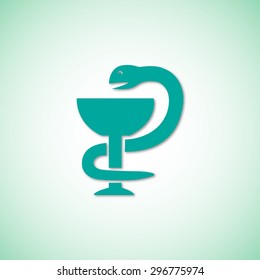 Medical symbol vector icon 