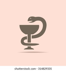 Medical symbol vector icon 