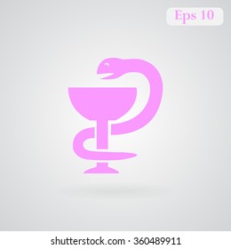 Medical symbol vector icon 