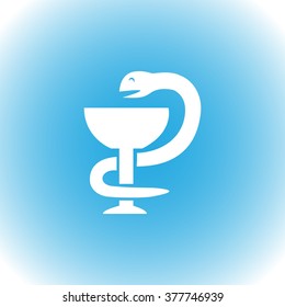 Medical symbol vector icon 