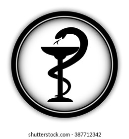 Medical Symbol Black Vector Icon Stock Vector (royalty Free) 447182230