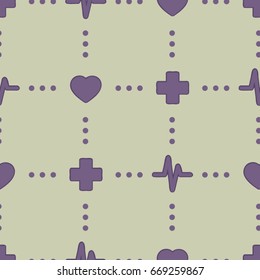 Medical symbols - vector background