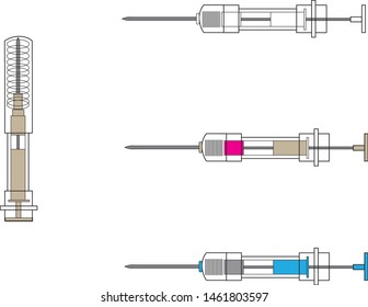 Medical Syringe For Hormone Therapy