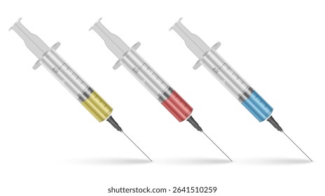 Medical Syringe and Needle for Healthcare and Vaccination