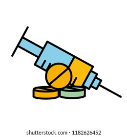 medical syringe pills pharmacy medicine
