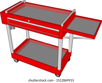 Tabla médica, ilustración, vector sobre fondo blanco.