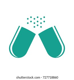 medical tablet icon vector