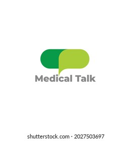 medical talk colorful capsule medicine symbol vector