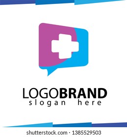 Medical Talk Logo Vector template